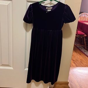 A purple girl dress
